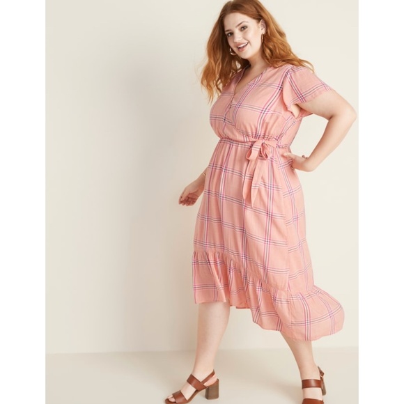 old navy faux wrap dress